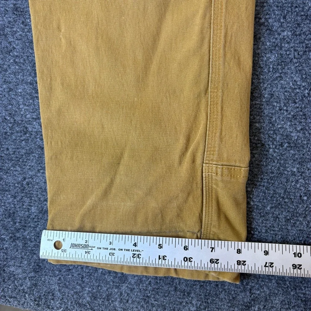 Colorado Clothing Carpenter Work Pants Men 32x30.5 Tan Canvas Cotton Relaxed Fit